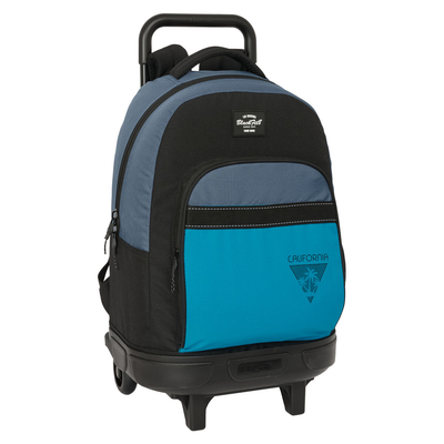 Product Σχολική Τσάντα με Ρόδες BlackFit8 California Μπλε Μαύρο 33 x 45 x 22 cm base image