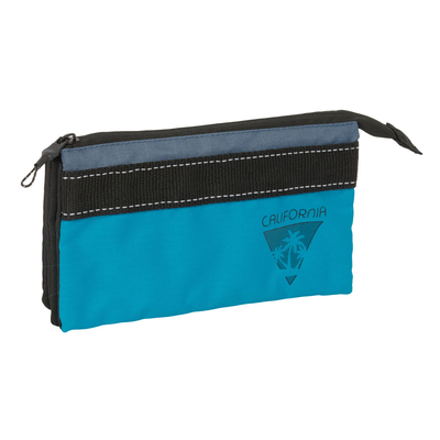 Product Κασετίνα BlackFit8 California Μπλε Μαύρο 22 x 12 x 3 cm base image