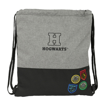 Product Σχολική Τσάντα με Σχοινιά Harry Potter House of champions Μαύρο Γκρι 35 x 40 x 1 cm base image
