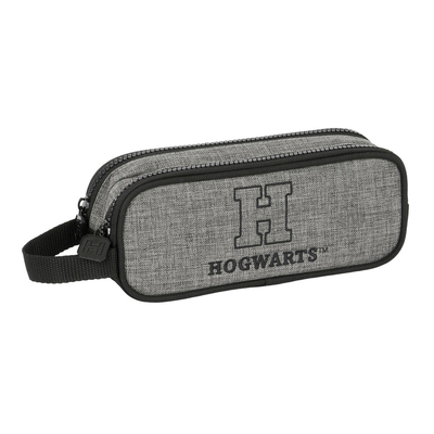 Product Διπλή Κασετίνα Harry Potter House of champions Μαύρο Γκρι 21 x 8 x 6 cm base image