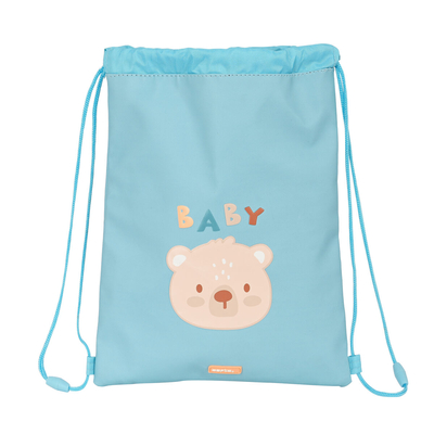 Product Σχολική Τσάντα με Σχοινιά Safta Baby bear Μπλε base image