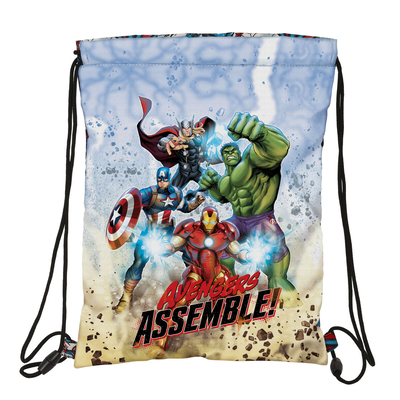 Product Σχολική Τσάντα με Σχοινιά The Avengers Forever Πολύχρωμο 26 x 34 x 1 cm base image