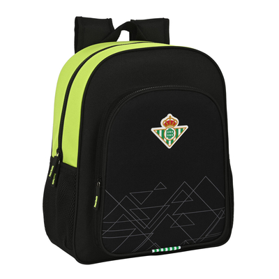 Product Σχολική Τσάντα Real Betis Balompi? 32 x 38 x 12 cm Μαύρο γκράφιτι base image