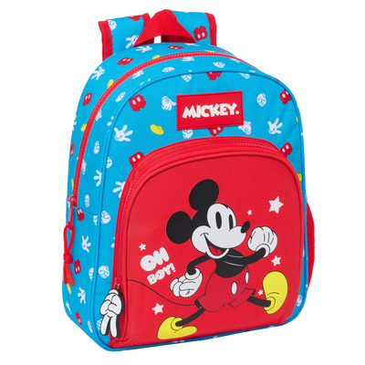 Product Σχολική Τσάντα Mickey Mouse Clubhouse Fantastic Μπλε Κόκκινο 28 x 34 x 10 cm base image