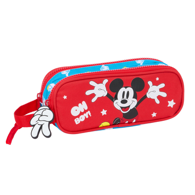 Product Διπλή Κασετίνα Mickey Mouse Clubhouse Fantastic Μπλε Κόκκινο 21 x 8 x 6 cm base image