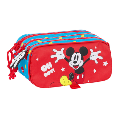 Product Διπλή Κασετίνα Mickey Mouse Clubhouse Fantastic Μπλε Κόκκινο 21,5 x 10 x 8 cm base image