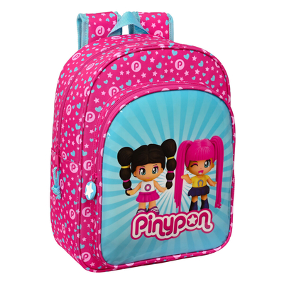 Product Σχολική Τσάντα Pinypon Μπλε Ροζ 26 x 34 x 11 cm base image