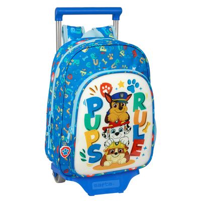 Product Σχολική Τσάντα με Ρόδες The Paw Patrol Pups rule Μπλε 26 x 34 x 11 cm base image