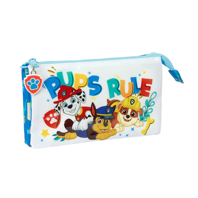 Product Τριπλή Κασετίνα The Paw Patrol Pups rule Μπλε 22 x 12 x 3 cm base image