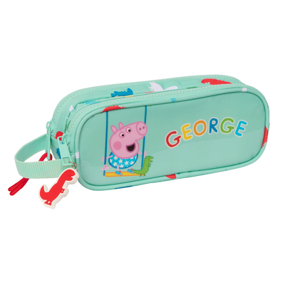 Product Διπλή Κασετίνα Peppa Pig George Μέντα 21 x 8 x 6 cm base image
