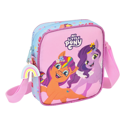 Product Τσάντα Ώμου My Little Pony Wild & free Μπλε Ροζ 16 x 18 x 4 cm base image
