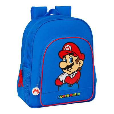 Product Σχολική Τσάντα Super Mario Play Μπλε Κόκκινο 32 X 38 X 12 cm base image