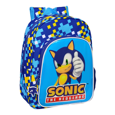 Product Σχολική Τσάντα Sonic Speed 26 x 34 x 11 cm Μπλε base image