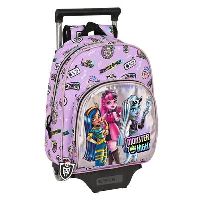 Product Σχολική Τσάντα με Ρόδες Monster High Best boos Λιλά 28 x 34 x 10 cm base image