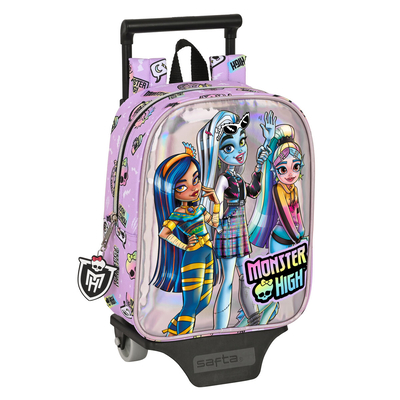 Product Σχολική Τσάντα με Ρόδες Monster High Best boos Λιλά 22 x 27 x 10 cm base image