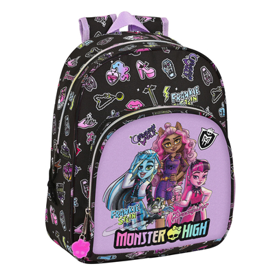 Product Σχολική Τσάντα Monster High Creep Μαύρο 28 x 34 x 10 cm base image