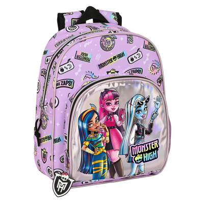 Product Σχολική Τσάντα Monster High Best boos Λιλά 28 x 34 x 10 cm base image