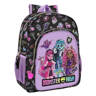 Product Σχολική Τσάντα Monster High Creep Μαύρο 32 X 38 X 12 cm base image