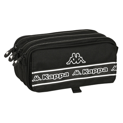 Product Τριπλή Κασετίνα Kappa 21,5 x 10 x 8 cm Μαύρο base image
