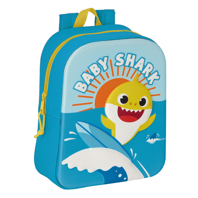 Product Σχολική Τσάντα Baby Shark 3D Μπλε 22 x 27 x 10 cm base image
