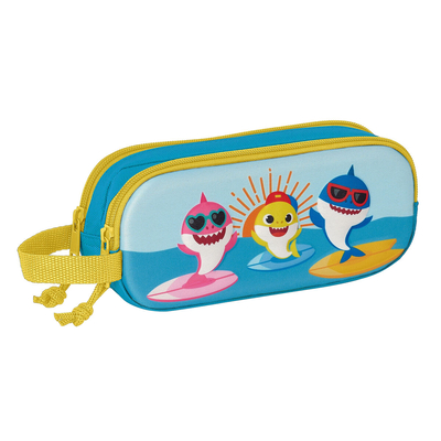 Product Διπλή Κασετίνα Baby Shark 3D Μπλε 21 x 8 x 6 cm base image