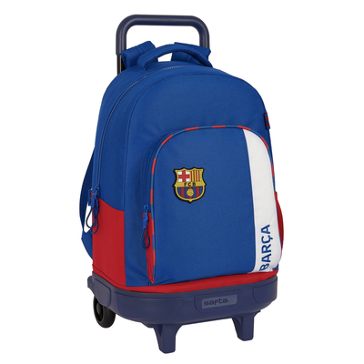 Product Σχολική Τσάντα με Ρόδες F.C. Barcelona Μπλε Μπορντό 33 X 45 X 22 cm base image