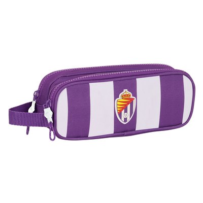 Product Διπλή Κασετίνα Real Valladolid C.F. Λευκό Μωβ 21 x 8 x 6 cm base image