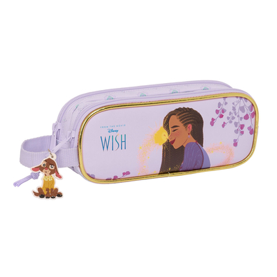 Product Διπλή Κασετίνα Wish Λιλά 21 x 8 x 6 cm base image