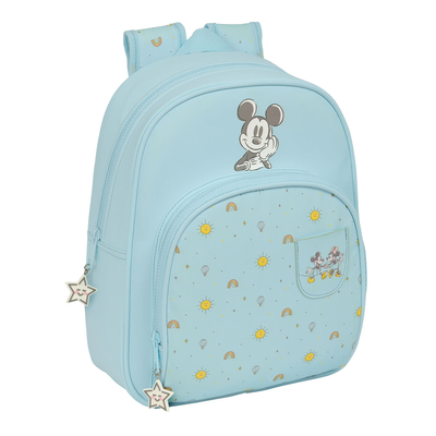 Product Σχολική Τσάντα Mickey Mouse Clubhouse Baby Ανοιχτό Μπλε 28 x 34 x 10 cm base image