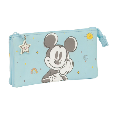 Product Τριπλή Κασετίνα Mickey Mouse Clubhouse Baby Ανοιχτό Μπλε 22 x 12 x 3 cm base image