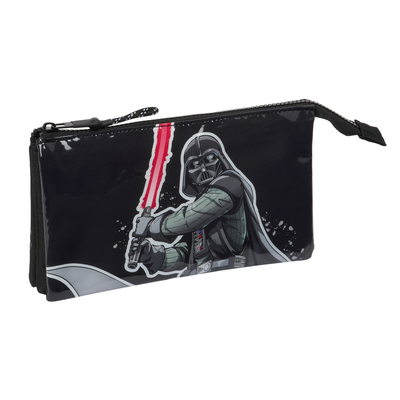 Product Διπλή Κασετίνα Star Wars The fighter Μαύρο 22 x 12 x 3 cm base image