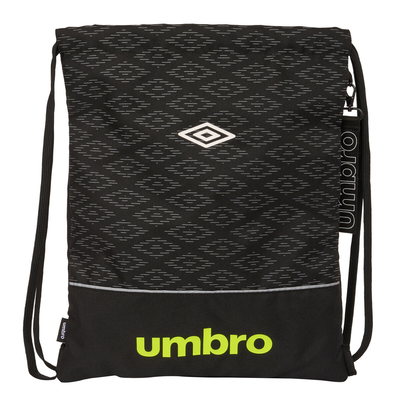 Product Σχολική Τσάντα με Σχοινιά Umbro Lima Μαύρο 35 x 40 x 1 cm base image