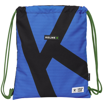 Product Σχολική Τσάντα με Σχοινιά Kelme Royal Μπλε Μαύρο 35 x 40 x 1 cm base image