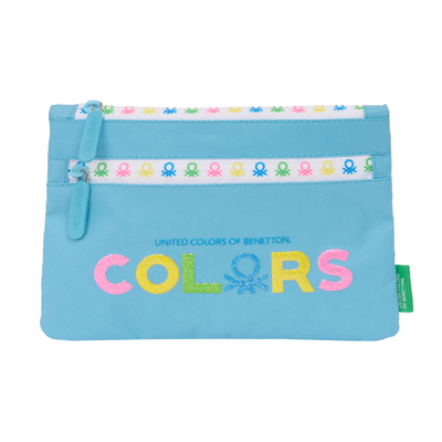 Product Κασετίνα Benetton Spring Sky μπλε 23 x 16 x 3 cm base image
