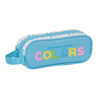 Product Διπλή Κασετίνα Benetton Spring Sky μπλε 21 x 8 x 6 cm base image