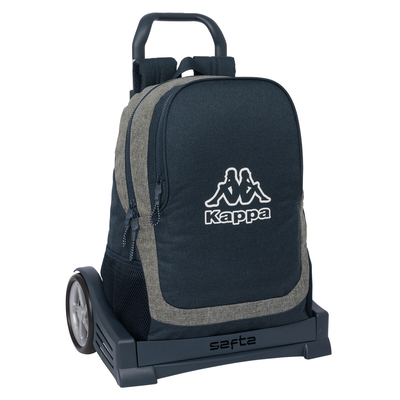 Product Σχολική Τσάντα με Ρόδες Kappa Dark navy Γκρι Ναυτικό Μπλε 32 x 44 x 16 cm base image