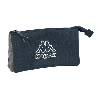 Product Τριπλή Κασετίνα Kappa Dark navy Γκρι Ναυτικό Μπλε 22 x 12 x 3 cm base image