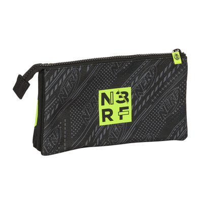 Product Τριπλή Κασετίνα Nerf Get ready Μαύρο 22 x 12 x 3 cm base image