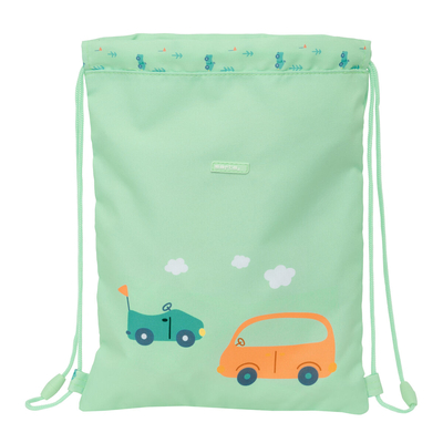 Product Σχολική Τσάντα με Σχοινιά Safta Coches Πράσινο 26 x 34 x 1 cm base image