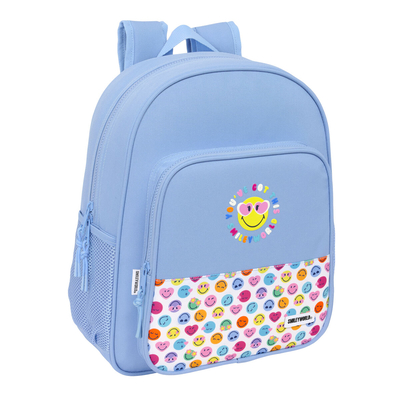 Product Σχολική Τσάντα Smiley Joyful Μπλε Πολύχρωμο 32 x 38 x 12 cm base image