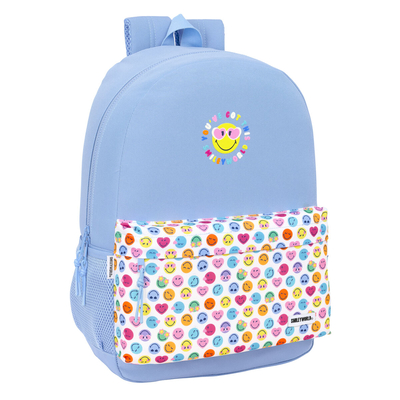 Product Σχολική Τσάντα Smiley Joyful Μπλε Πολύχρωμο 30 x 46 x 14 cm base image