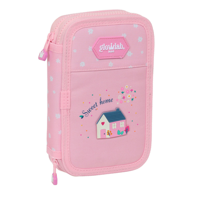 Product Σακίδιο Πλάτης για τα Μολύβια Glow Lab Sweet home Ροζ 12.5 x 19.5 x 4 cm (28 Τεμάχια) base image