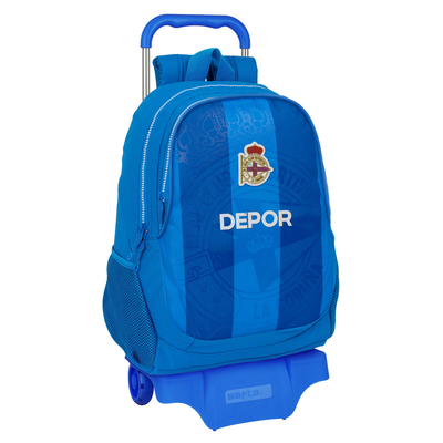 Product Σχολική Τσάντα με Ρόδες R. C. Deportivo de La Coru?a Μπλε 32 x 44 x 16 cm base image