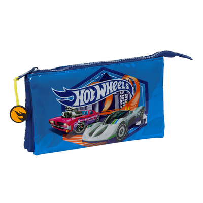 Product Τριπλή Κασετίνα Hot Wheels Sonny Ναυτικό Μπλε 22 x 12 x 3 cm base image