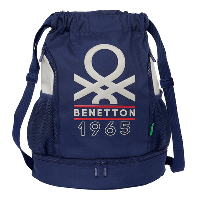 Product Παιδική Τσάντα Σακίδιο Benetton Varsity Γκρι Ναυτικό Μπλε 35 x 40 x 1 cm base image