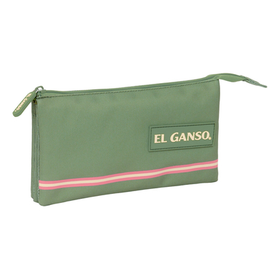 Product Τριπλή Κασετίνα El Ganso Πράσινο 22 x 12 x 3 cm base image