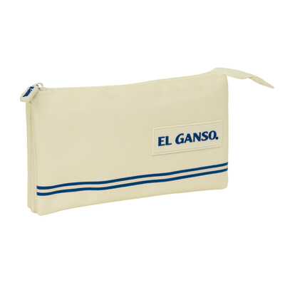 Product Τριπλή Κασετίνα El Ganso Μπεζ 22 x 12 x 3 cm base image