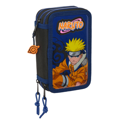 Product Τριπλή Κσετίνα Naruto Ninja Μπλε Μαύρο 12,5 x 19,5 x 5,5 cm 36 Τεμάχια base image
