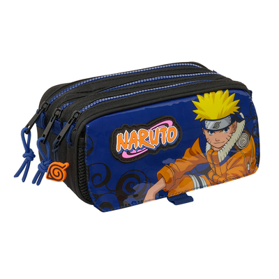 Product Τριπλή Κασετίνα Naruto Ninja Μπλε Μαύρο 21,5 x 10 x 8 cm base image
