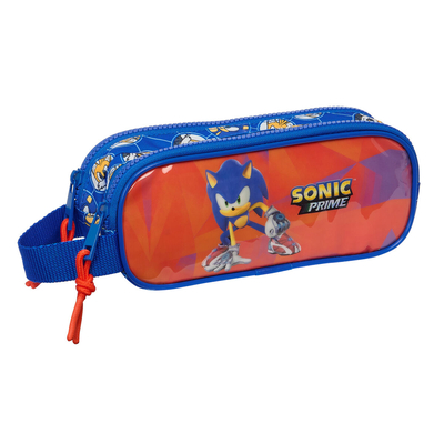 Product Διπλή Κασετίνα Sonic Prime Μπλε 21 x 8 x 6 cm base image